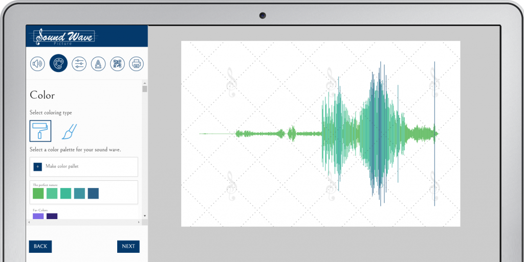 Sound wave colors