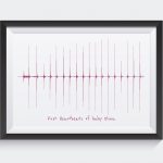 4 Reasons to get a Baby Heartbeat Sound Wave for Your Home (And Nursery!)