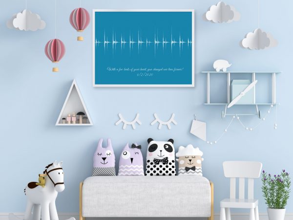 sound wave art nursery decor