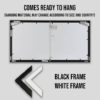 Sound wave picture frames