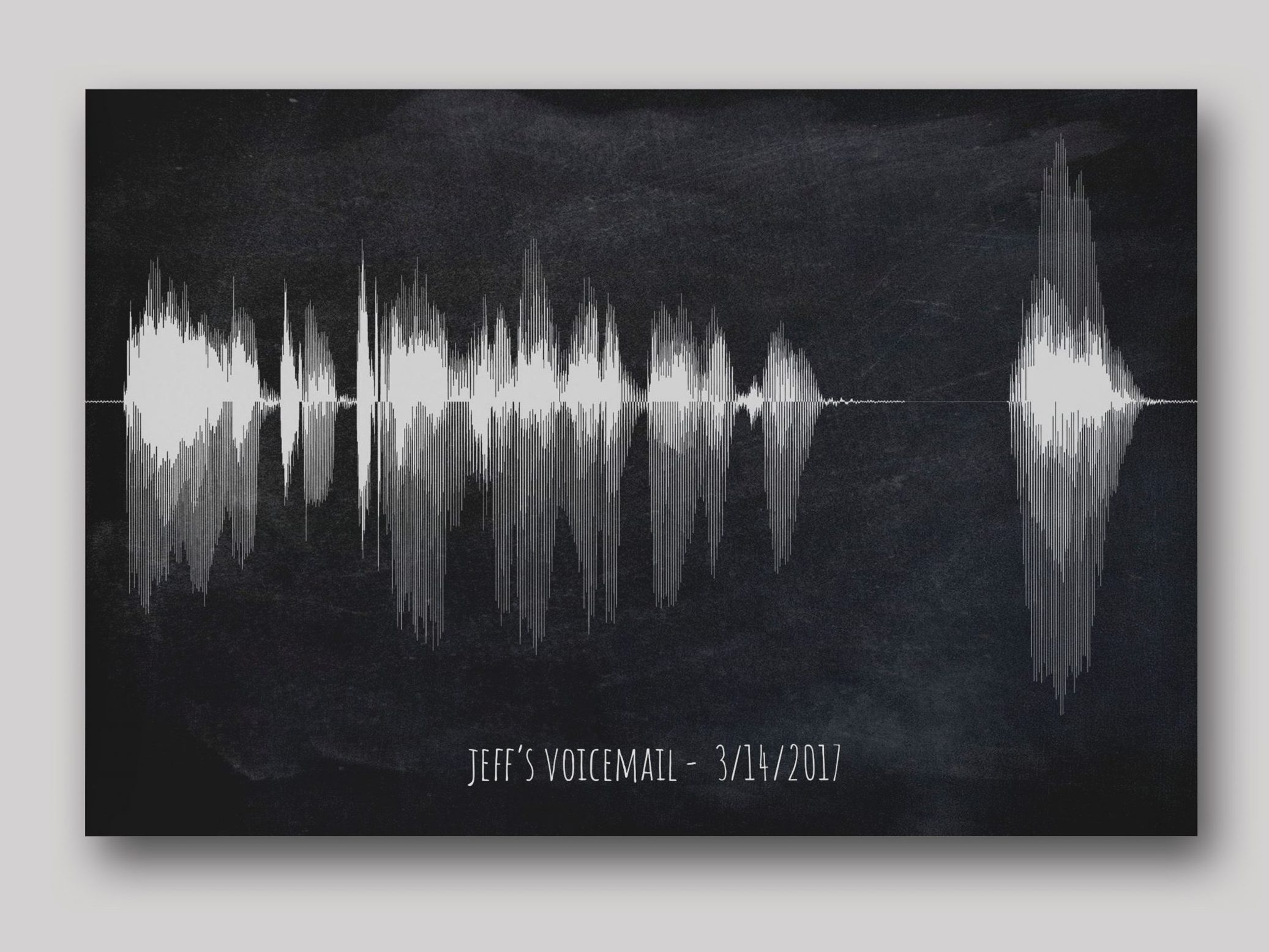 Voicemail Soundwave Art