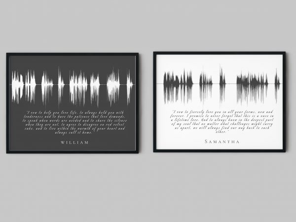 His & Her Wedding Vows Soundwave with Lyrics