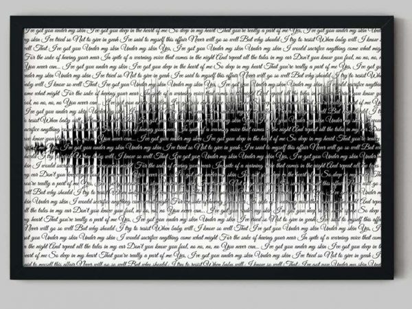 Song Lyrics Art with Soundwave