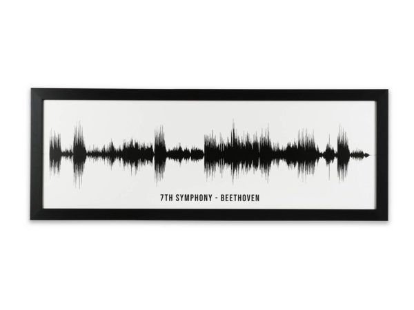 1st Anniversary Gift for her, Sound Wave Art, One Year Anniversary Gift