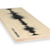 sound wave art on wood