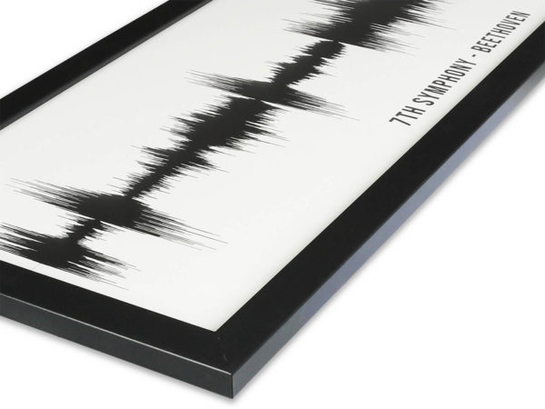 1st Anniversary Gift for her, Sound Wave Art, One Year Anniversary Gift